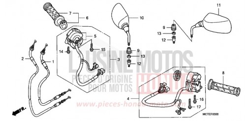 COMMUTATEUR/CABLE FJS600A7 de 2007